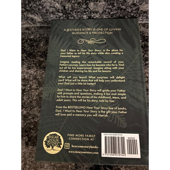 Dad I Want To Hear Your Story Guided Journal Book For Fathers Grandfathers - Picture 10 of 14